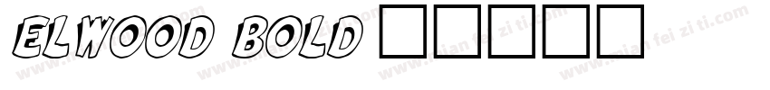 Elwood Bold字体转换